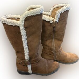 Girls tan boots